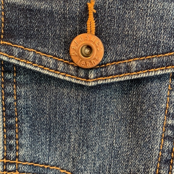 Parasuco Jeans Button Down Medium Wash Flannel Lined Denim Jacket Size S - Picture 4 of 8